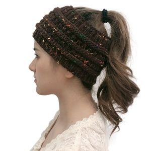 ‼️Last one‼️ Brown Splice Crochet Knit Headband